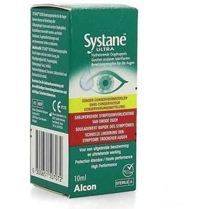 Systane Ultra Oogdruppels Zonder Bewaarmiddel Flacon 10 ml