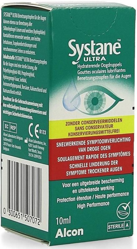 Systane Ultra zonder conserveringsmiddel - oogdruppel - 1x 10ml