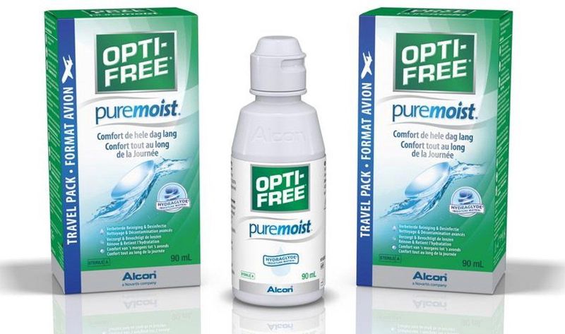 Optifree - Puremoist - Lenzenvloeistof - 300ml - Voor Zachte Contactlenzen