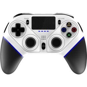 Ipega Ninja PG-P4010B Draadloze Gaming Controller touchpad PS4 (wit) (PS3, PS4), Controller, Wit