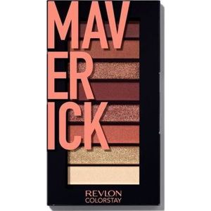 Revlon Colorstay Looks Book, oogschaduwpalet, een mix van glanzende kleuren, mat en metallic, Maverick 930