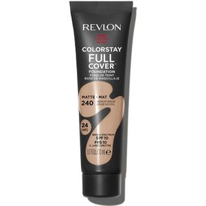 Revlon - ColorStay - Foundation - Middelbeige - 30 ml, Hitte- en Zweetbestendig, Volledige Dekking