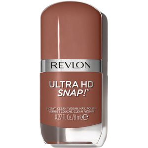 Revlon Ultra HD Snap! Nagellak, 100% veganistisch, 78% ingrediënten van natuurlijke oorsprong, intensieve formule, glanzend en versterkend, nr. 013 Basic, 8 ml