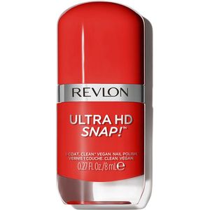 REVLON Nagellak Revlon Ultra HD Snap!, 100% veganistisch, 78% natuurlijke ingrediënten, intensieve formule, glanzend en versterkend, nr. 031 She's on Fire 8 ml