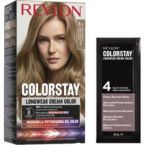 Revlon - ColorStay - Permanente Haarkleur - N8.13 IJsblond - Tot 8 Weken - Macadamia-olie en Murumuru-boter