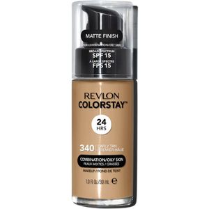 Revlon Colorstay Foundation With Pump - 340 Early Tan (Oily Skin)