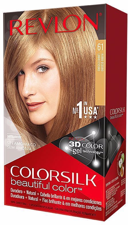 Revlon - ColorSilk Beautiful Color 61 - Haarkleuring - Dark Blonde - Permanente Kleuring