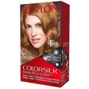 Haarkleur Zonder Ammoniak Colorsilk Revlon Zeer licht goudkastanje