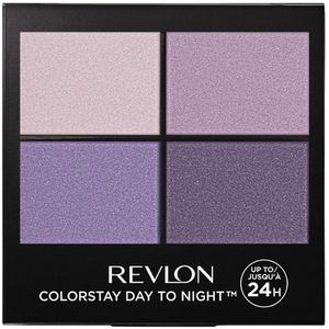 Revlon ColorStay Viervoudige oogschaduw met applicatorkwast met dubbele uiteinden, langdurig, intensieve en gladde kleur, oogmake-up voor dag en nacht, verleidelijk (530)
