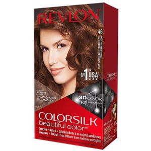 Revlon ColorSilk Duurzame haarkleur kleur # 46 bruin koper medium goud