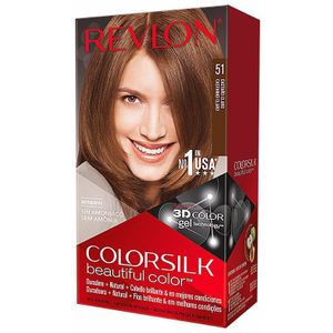 Haarkleur Zonder Ammoniak Colorsilk Revlon Lichtbruin