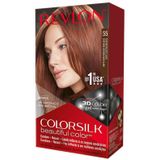 Haarkleur Zonder Ammoniak Colorsilk Revlon Licht kastanjebruin