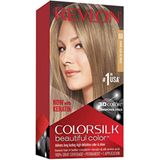 Haarkleur Zonder Ammoniak Colorsilk Revlon Donker asblond