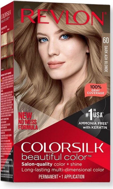 Haarkleur Zonder Ammoniak Colorsilk Revlon Donker asblond