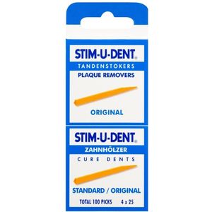 Stimudent Origineel - 4x 25 st - Tandenstoker