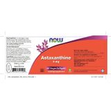 NOW - Astaxanthine - Vegan Softgels - 4 mg - 60 stuks