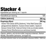 Stacker 4 - Ephedra Vrij Capsules - 100 Stuks - Krachtige Afslanker