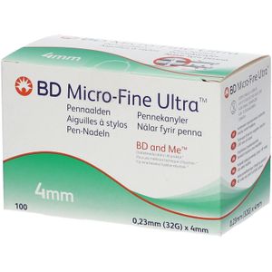 BD Microfine+ 4 mm thinwall pennaalden 100 stuks
