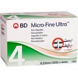 BD - Micro-Fine Ultra pennaald 0,23 x 4mm (32G) 100 stuks