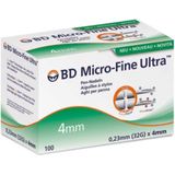 BD - Micro-Fine Ultra pennaald 0,23 x 4mm (32G) 100 stuks