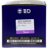 BD - AutoShield Duo - Veiligheids Pennaald - 0,30x5mm (30G) - 100 Stuks