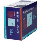 BD Microfine insulinespuit 0,5ml + naald 0,33x12,7mm U100