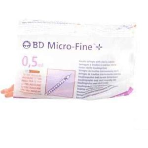 BD Micro-fine+ insulinespuit U100 0,5ml 30G 10x10 stuks