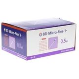 BD Microfine+ Insulinespuit 0,3 ml met naald 0,3mm x 8 mm- 10 stuks - injectiespuit met naald