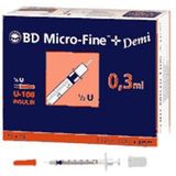 Bd Microfine+ Ins.sp.demi 0,3ml 30g 8mm 100 324826