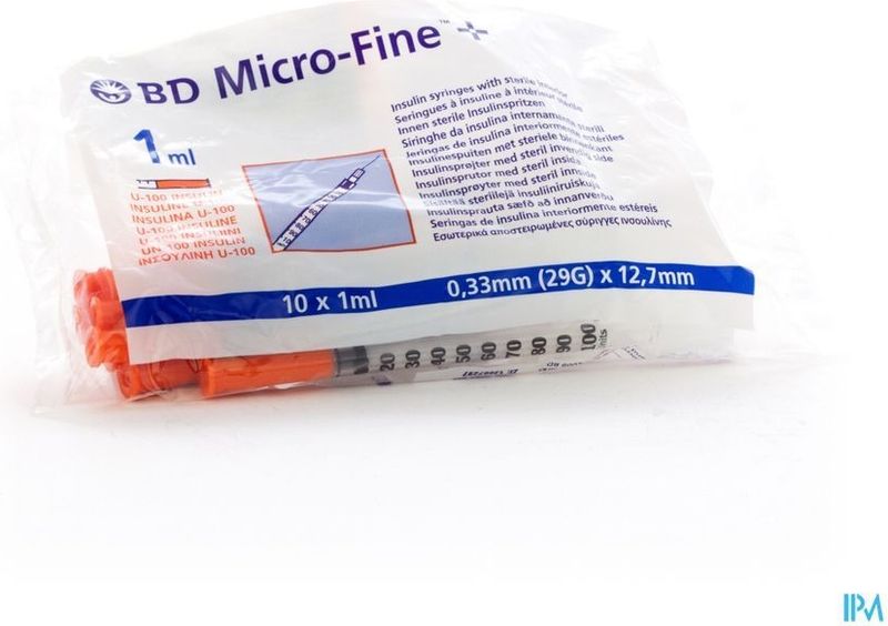 BD - Micro-Fine™+ Insuline Spuit - 10x1ml - Veilig en Precisie
