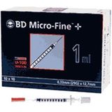 BD Micro-Fine insulinespuit+naald 1ml 29G