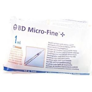 BD Micro-Fine insulinespuit+naald 1ml 29G