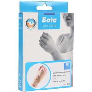 Bota handpolsband zonder duim beige medium 15-17cm 1 stuks