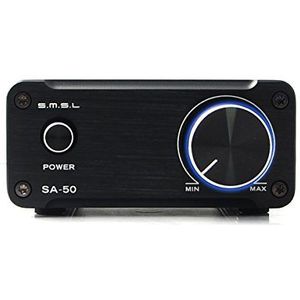 SMSL SA-50 2x50W Hi-Fi stereo versterker zwart