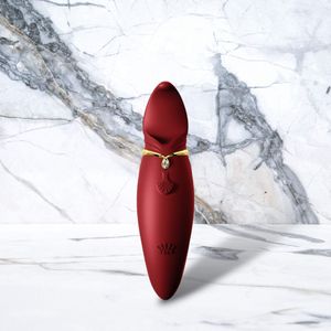ZALO Hero - waterdichte oplaadbare clitorisvibrator (rood)