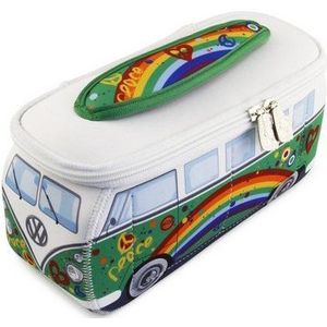 Toilettas Neoprene VW Bus Green Peace