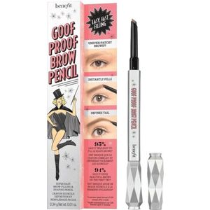 Benefit Goof Proof Brow Pencil Brow-Filling & Shaping Pencil 4 Warm Deep Brown - 0,34 g - wenkbrauwpotlood