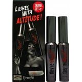 Benefit Lashes With Altitude Geschenkset 2 x 8.5g They're Real Mascara - Jet Black