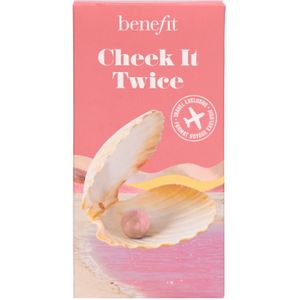 Benefit Cheek It Twice serie róży voor policzków shellie warm-seashell roze 2x6g 12g