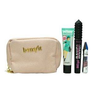Benefit Top Trip Beauty Set 22ml Primer + 8.5g Mascara + In Shade 3 + Pouch Gimme Brow +