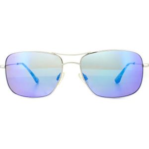 Maui Jim Zonnenbril Wiki Wiki B246-17 Silver Blue Hawaii | Sunglasses