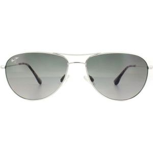 Maui Jim zonneBril Sea House GS772-17 Zilver neutraal grijs | Sunglasses