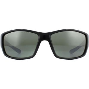 Maui Jim Zonnenbril Local Kine 810-07E Glanend zwart met grijs en kastanjebruin neutraal grijs gepolariseerd | Sunglasses