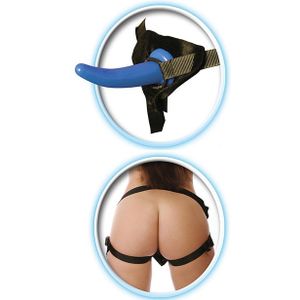 Pipedream Fetish Fantasy voorbinddildo Beginner Strap On For Him zwart,blauw - 5,25 inch