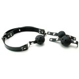 Pipedream Fetish Fantasy mondknevel Ball Gag Training System zwart