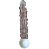 Glasdildo 'No. 7“, mit Stimulationsnoppen | Heiß- und Kalt-Stimulation, antiallergen Icicles 1 St