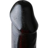 Pipedream Basix Rubber Works realistische dildo Dong With Suction Cup zwart - 12 inch