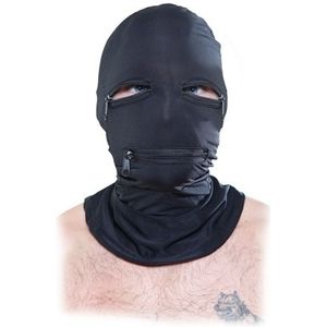Fetish Fantasy - Black Zipper Face Hood