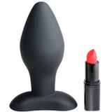 Anal Fantasy - Siliconen Butt Plug Zwart Large