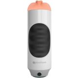 PDX Mega Grip Vibrating Stroker Pussy White & Black & Light One Size